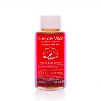 Huile de vison aux graines de roucou / Mink oil with Annatto seeds – 50ml